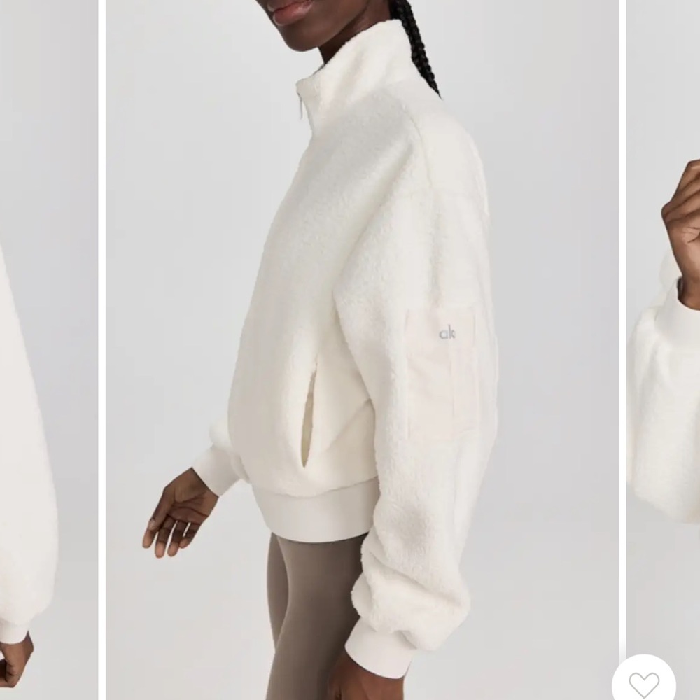 ALO Solstice Sherpa ivory super cozy - the coziest!